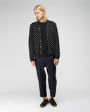 Oversized Dot Cardigan