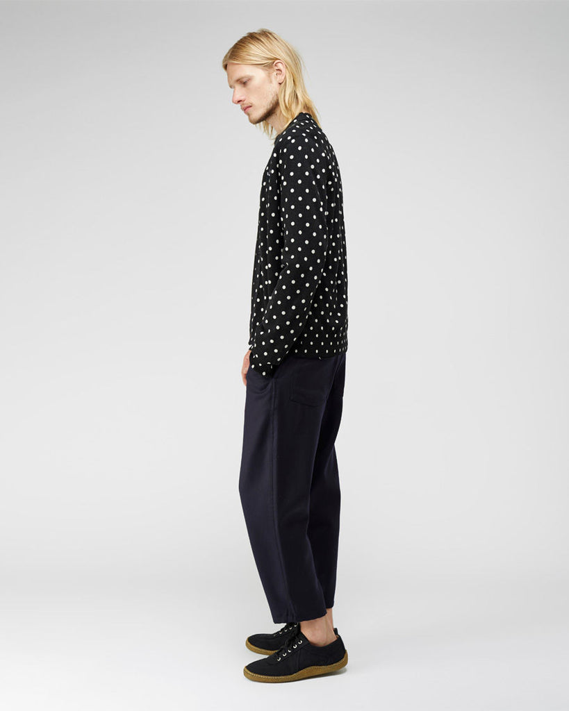 Oversized Dot Cardigan