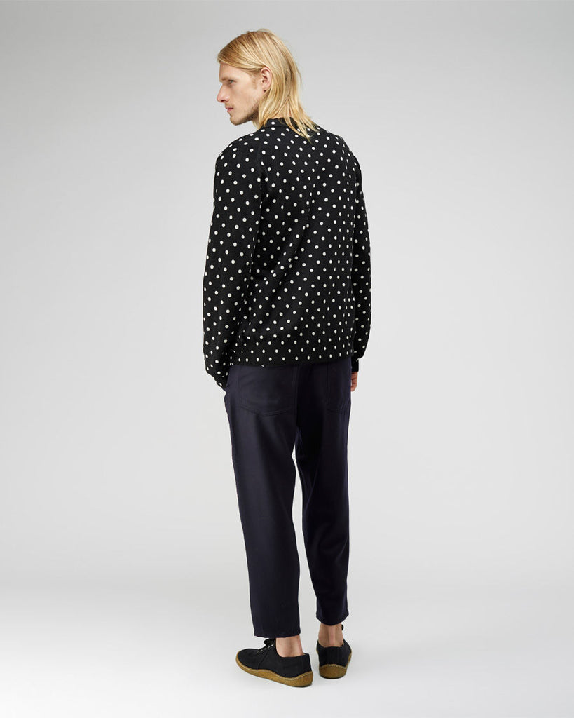 Oversized Dot Cardigan