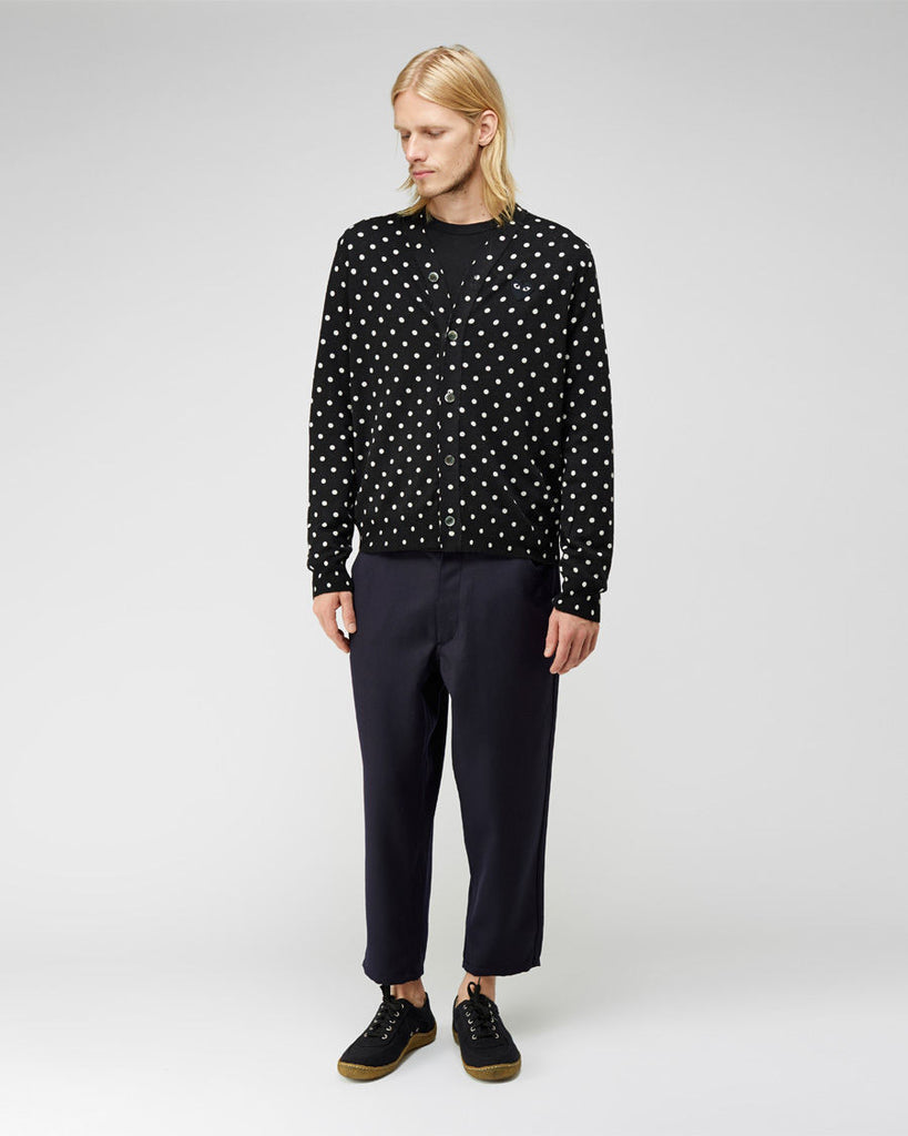 Oversized Dot Cardigan