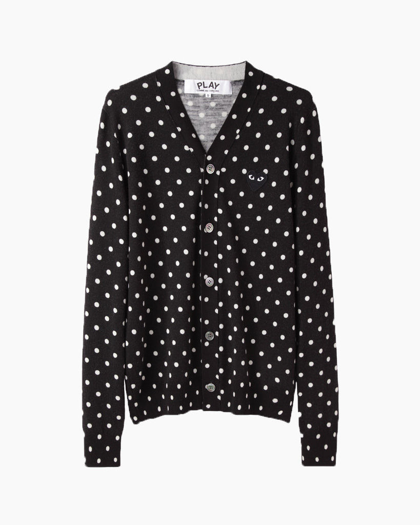Oversized Dot Cardigan