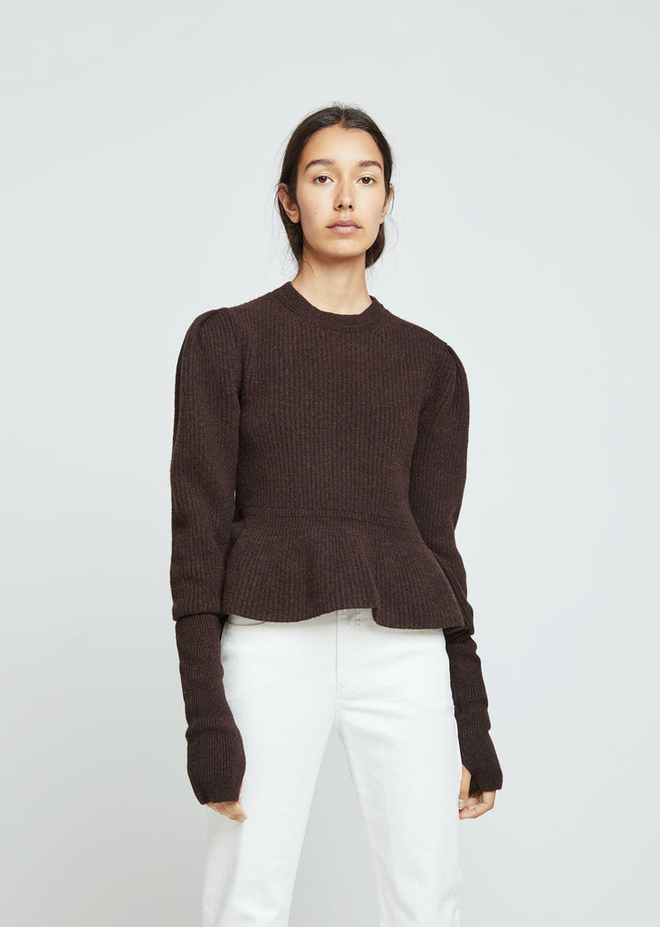 Puffy Lambswool Sweater