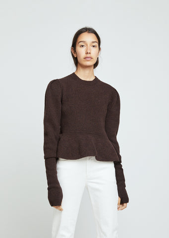 Puffy Lambswool Sweater