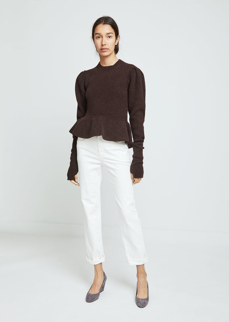 Puffy Lambswool Sweater