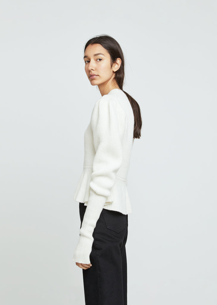 Puffy Lambswool Sweater