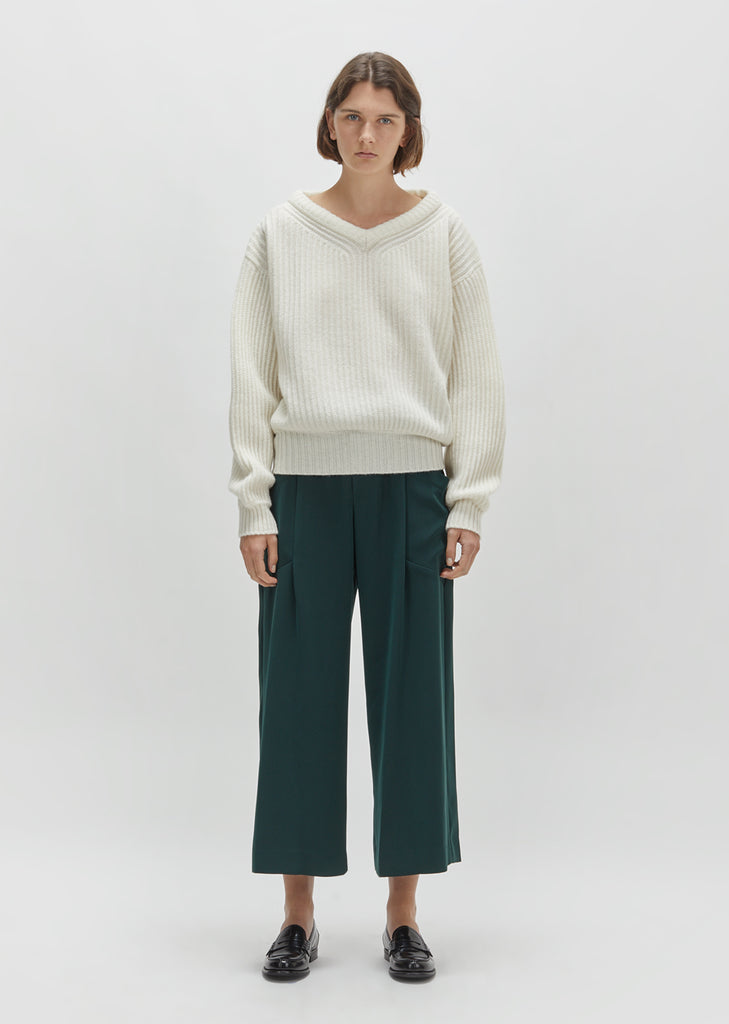 Shetland Large V-Neck Sweater