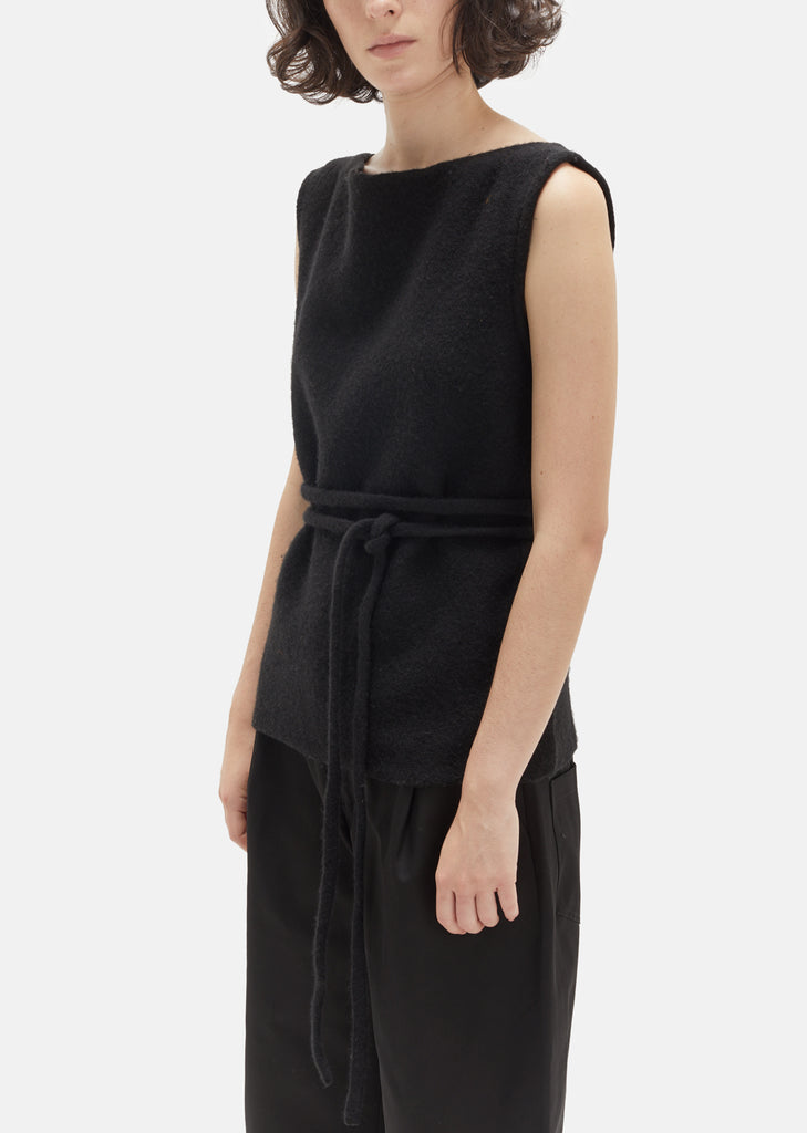 Shetland Wool Sleeveless Sweater