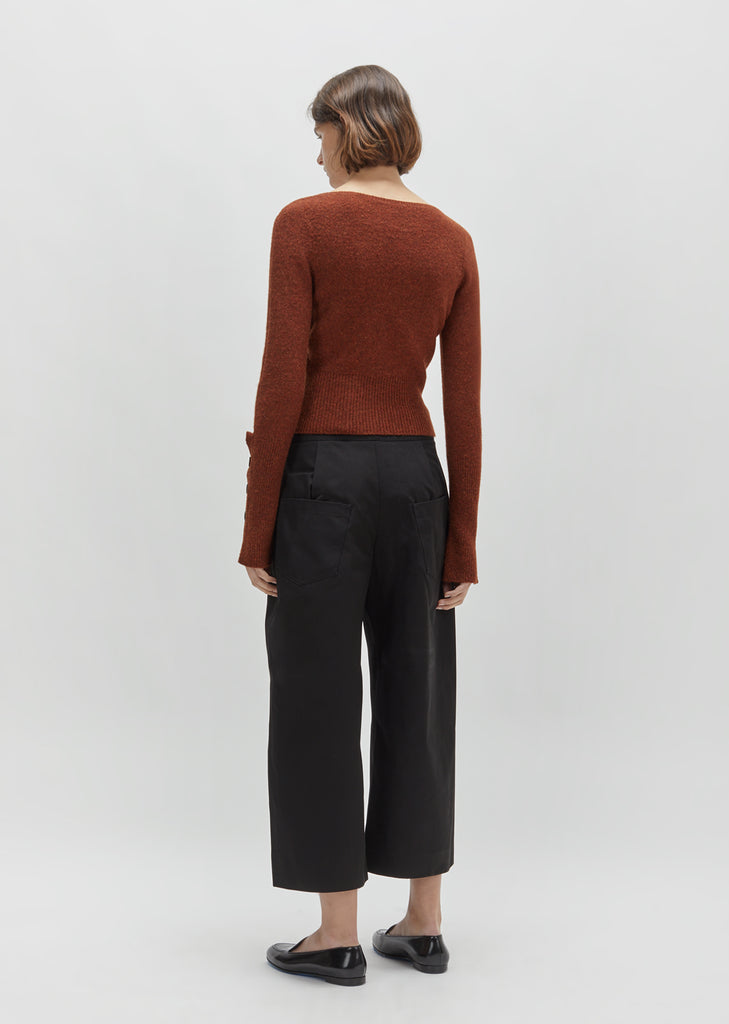 Shetland Fitted V-Neck Sweater