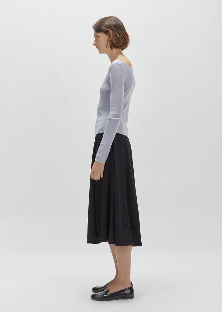 Merino & Silk V-Neck Sweater