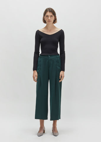 Stretch Wide Leg Bottom