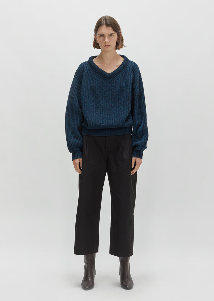 Shetland Large V-Neck Sweater