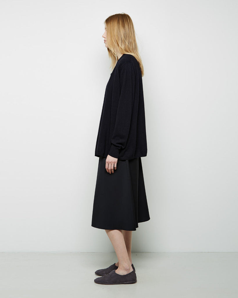 Draped Cashmere Cardigan