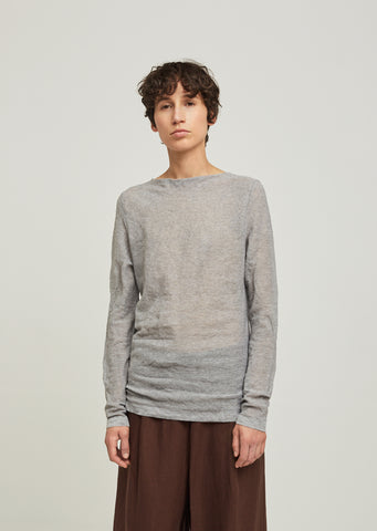 Art Steel Ribbed Crew Neck Sweater