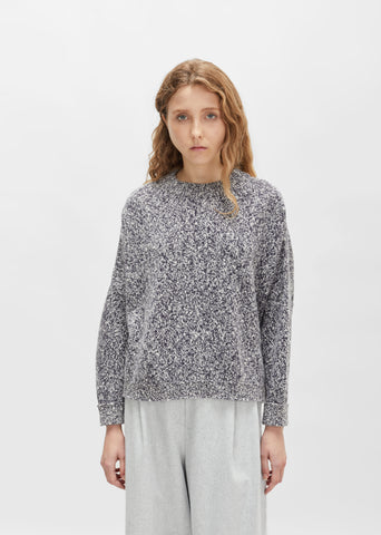 Tweed Knit Chunky Sweater