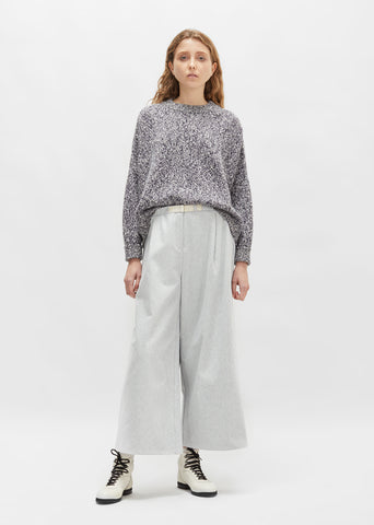 Cotton Wide Leg Pant