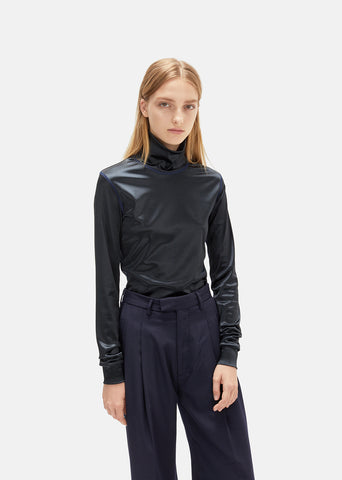 Sleek Spandex Turtleneck