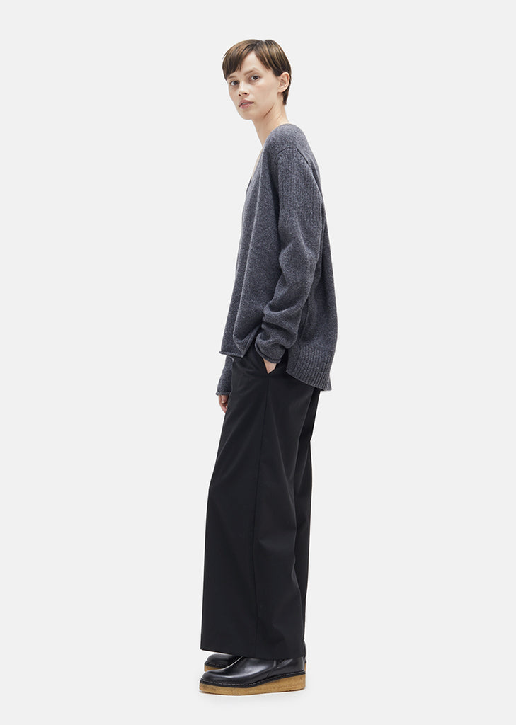 Scale V-Neck Wool Sweater