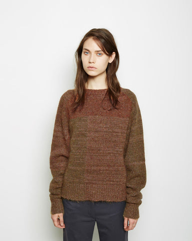 Naoko Patchwork Mohair Pullover