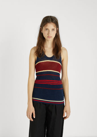 Dully Striped Sweater Tank