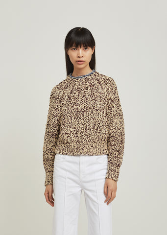 Wenji Loose Knit Pullover Sweater