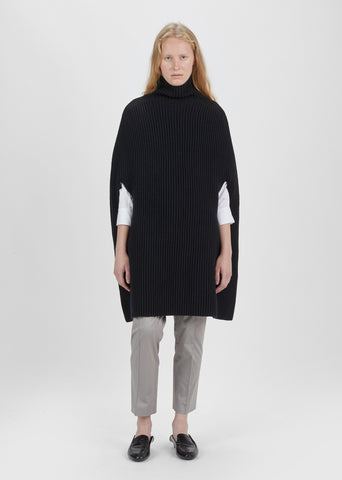 Turtleneck Cape Sweater