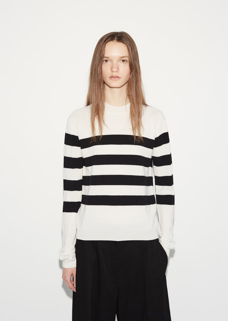 Cashmere Bold Stripes Sweater