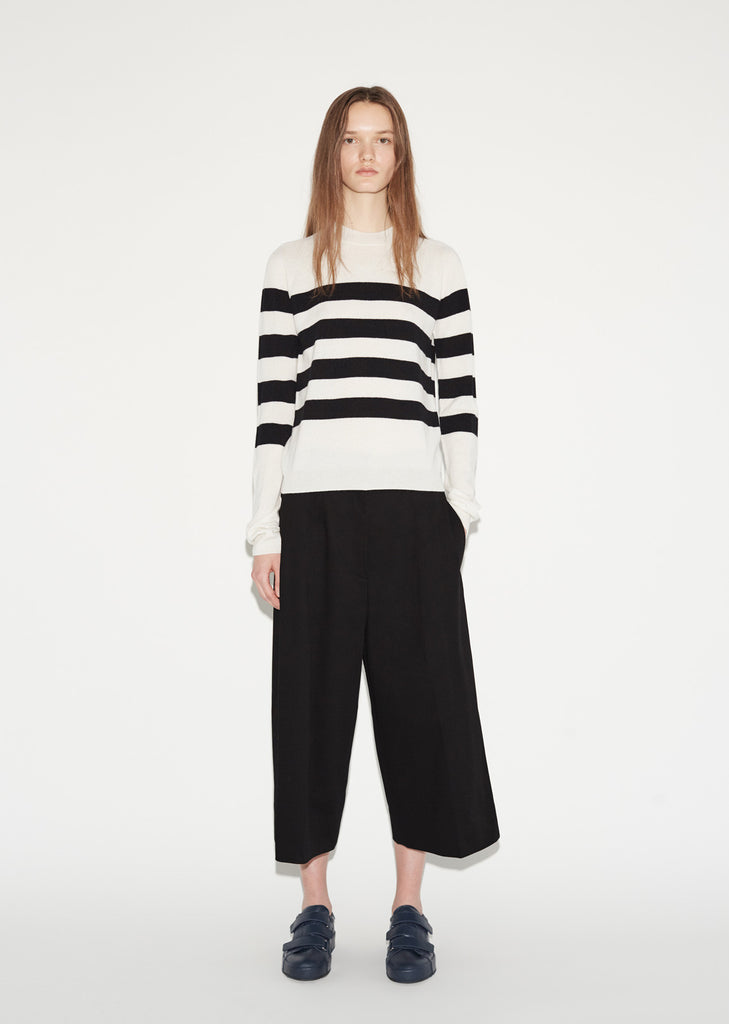 Cashmere Bold Stripes Sweater