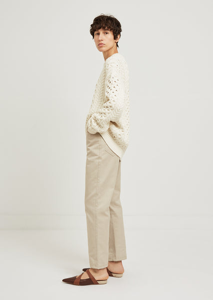 Cable Knit Sweater by J.W. Anderson- La Garçonne