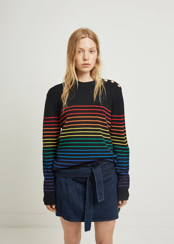 Rainbow Mariniere Sweater
