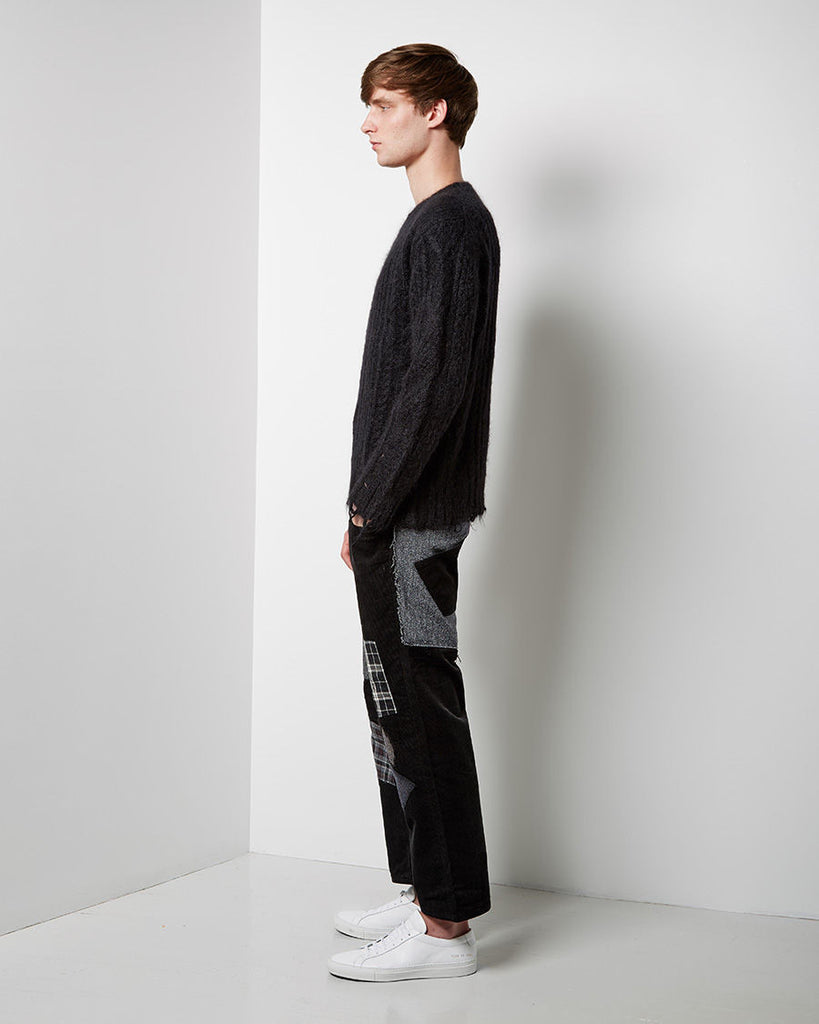 Distressed Cable Knit