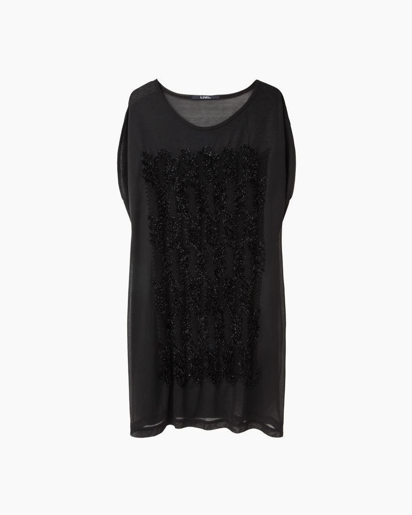 Embroidered Cocoon Top