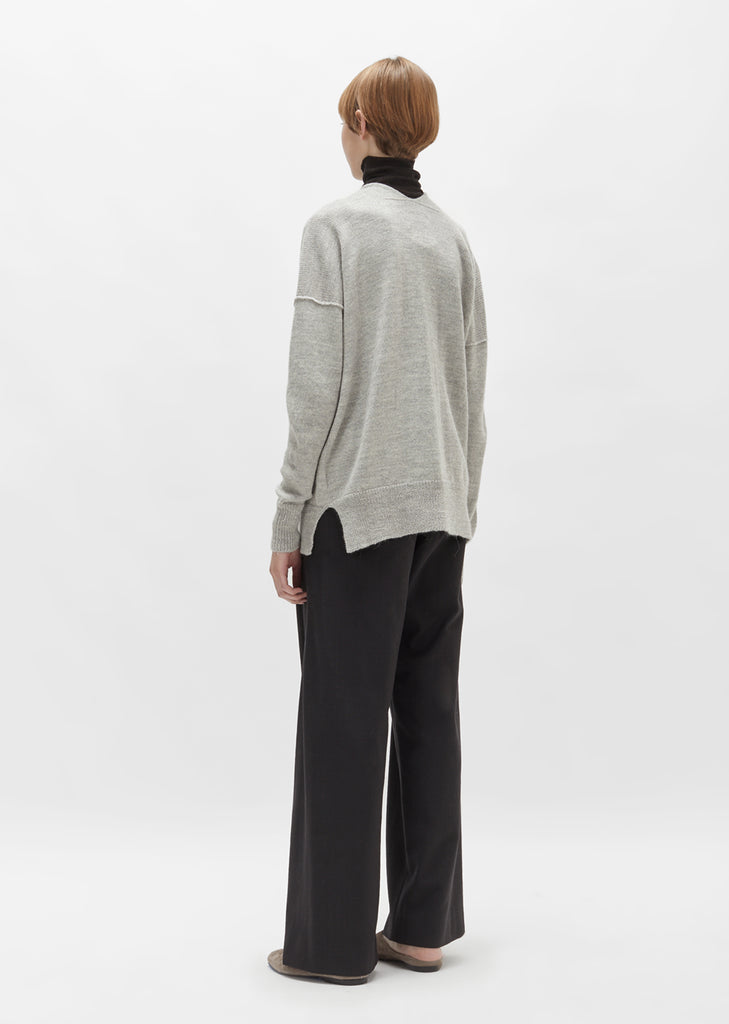 Alpaca Simple Cardigan