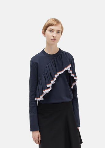 Long Sleeve Ruffle Sweater