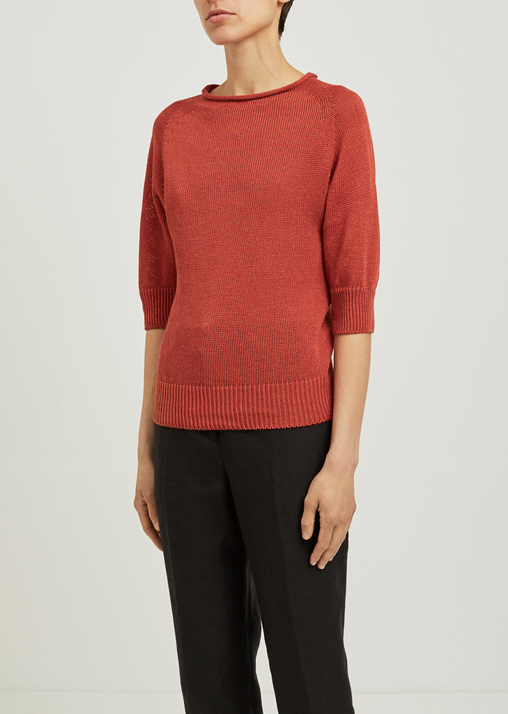 Cast Off Roll Neck Sweater