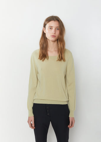 Long Sleeve Cashmere Crewneck