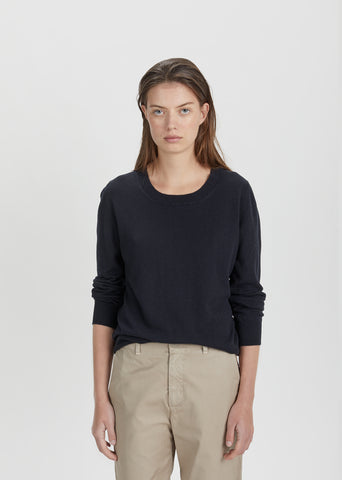 Long Sleeve Cashmere Crewneck