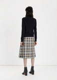 Reversible Wool Gauze Skirt