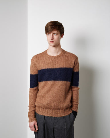 Crew Neck Mohair Knit