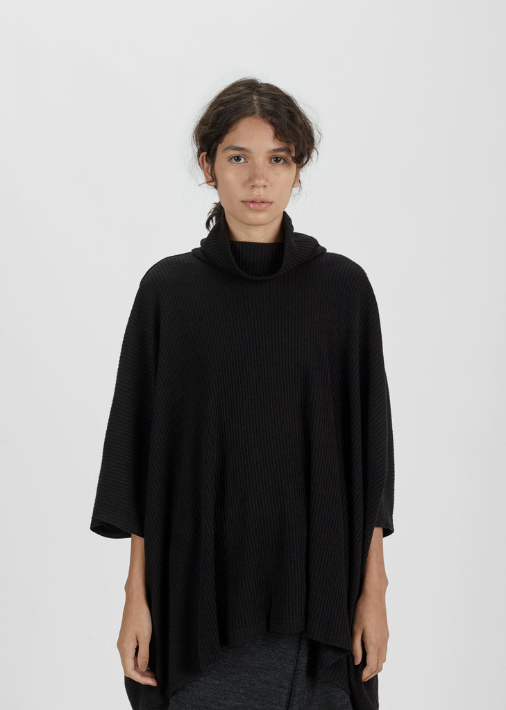 Flared Turtleneck Sweater