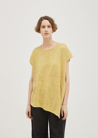 Linen Blend Melange Knit