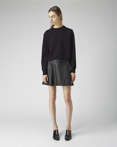 Cropped Merino Pullover