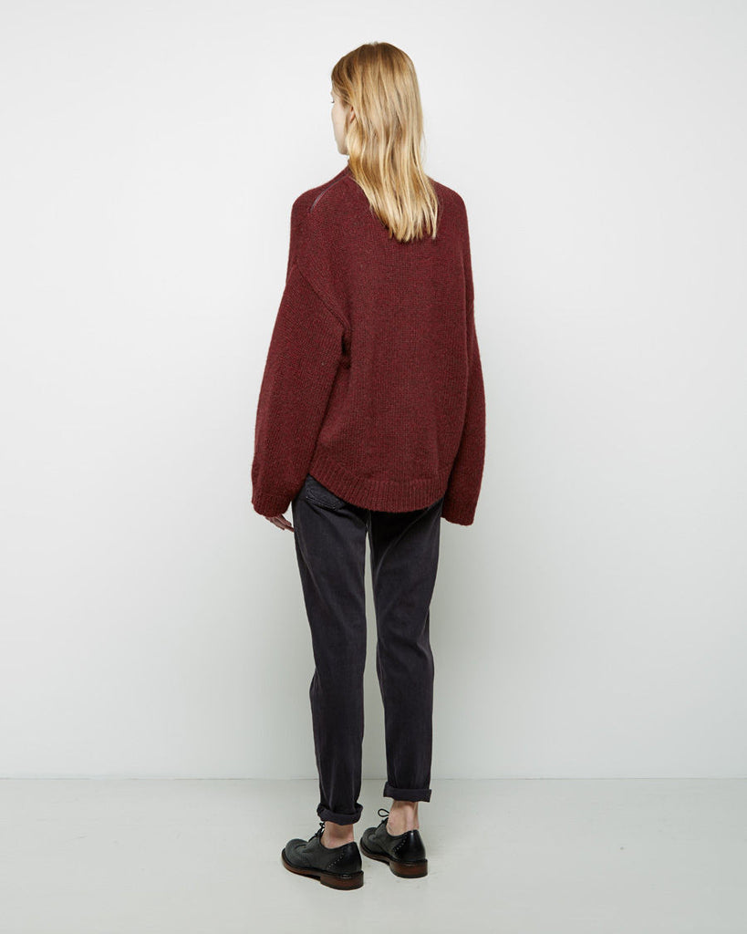 Zip Shoulder Pullover