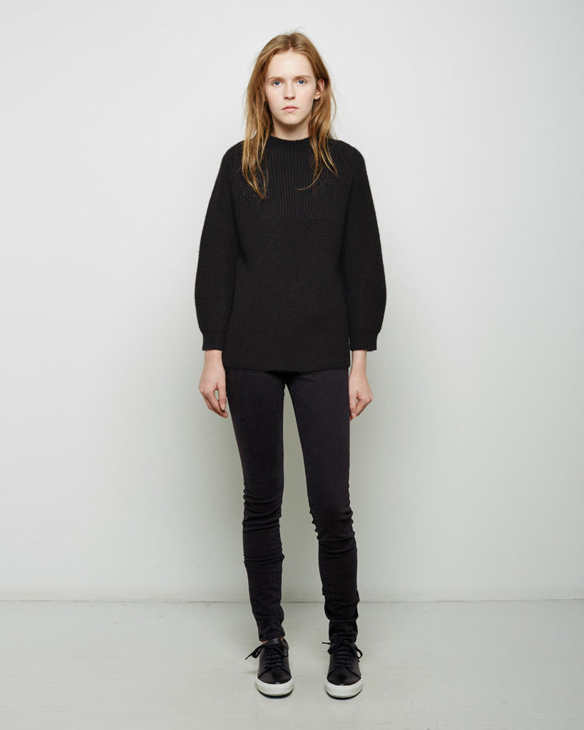 Raglan Mockneck Sweater