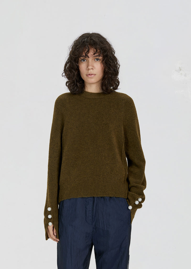 Pearl Cuff Pullover