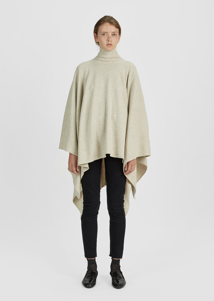 Wool Cashmere Poncho