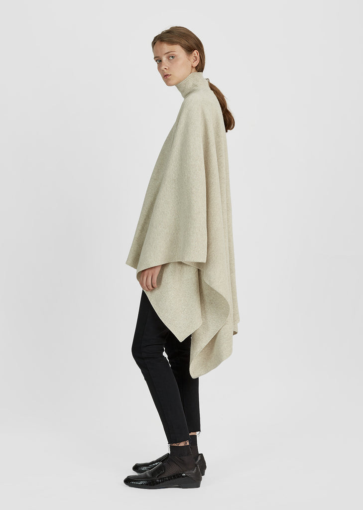 Wool Cashmere Poncho