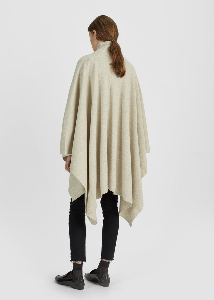Wool Cashmere Poncho