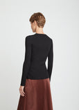 Merino Flatrib Crewneck Sweater