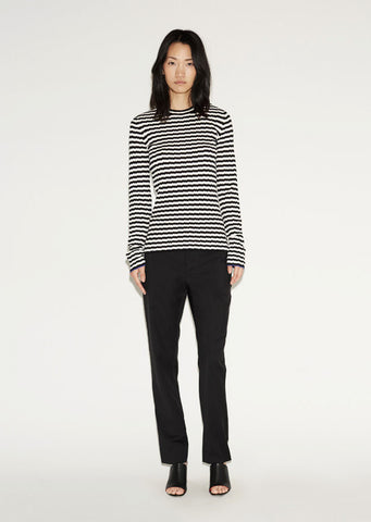 Stripe Cashmere Sweater