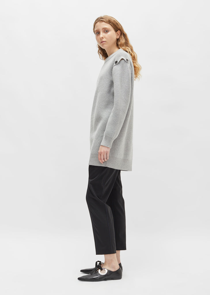 Wool Cashmere Tunic Sweater